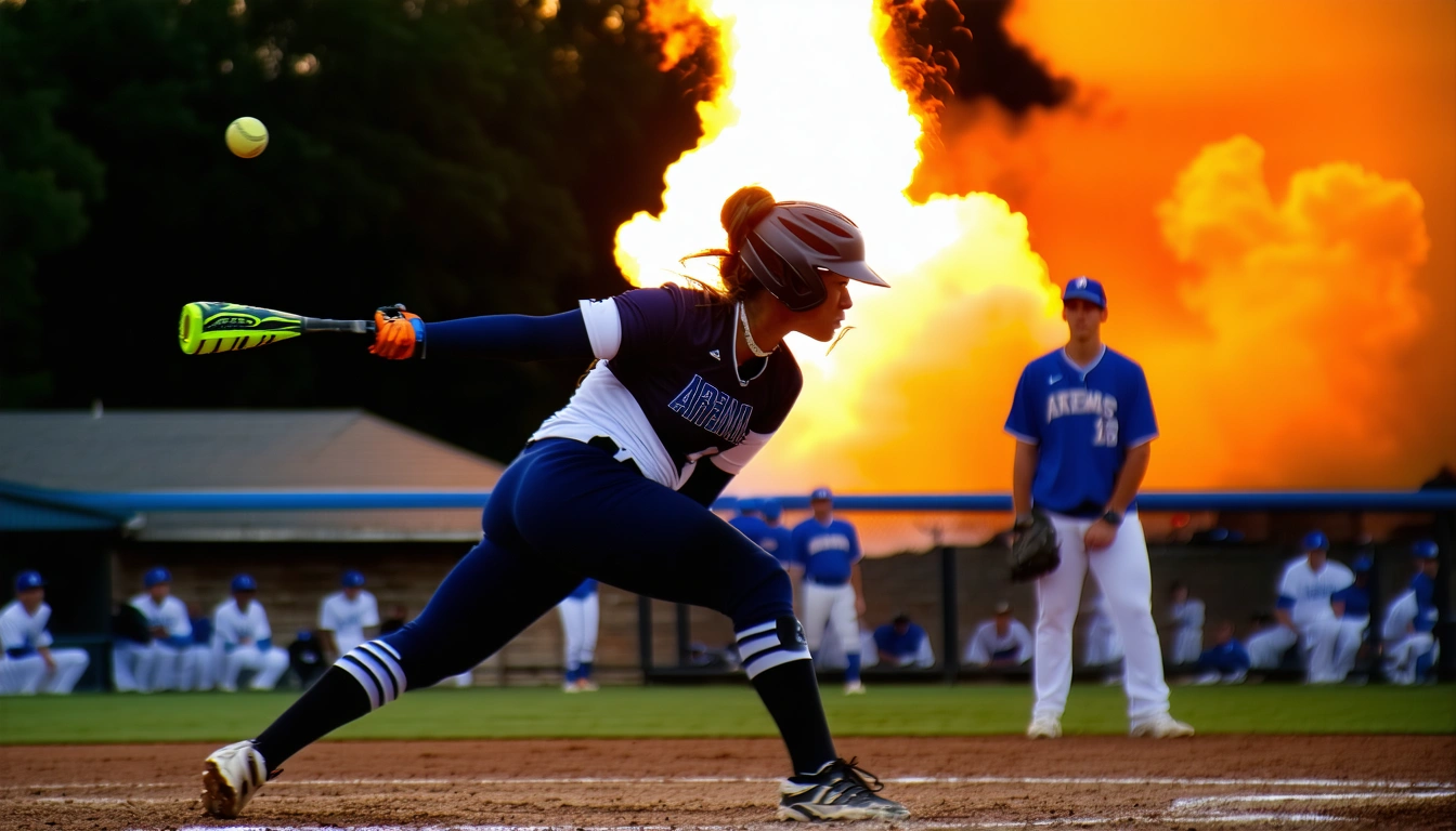 Artemis II launch steals the show at college softball game as players stare skyward in amazement