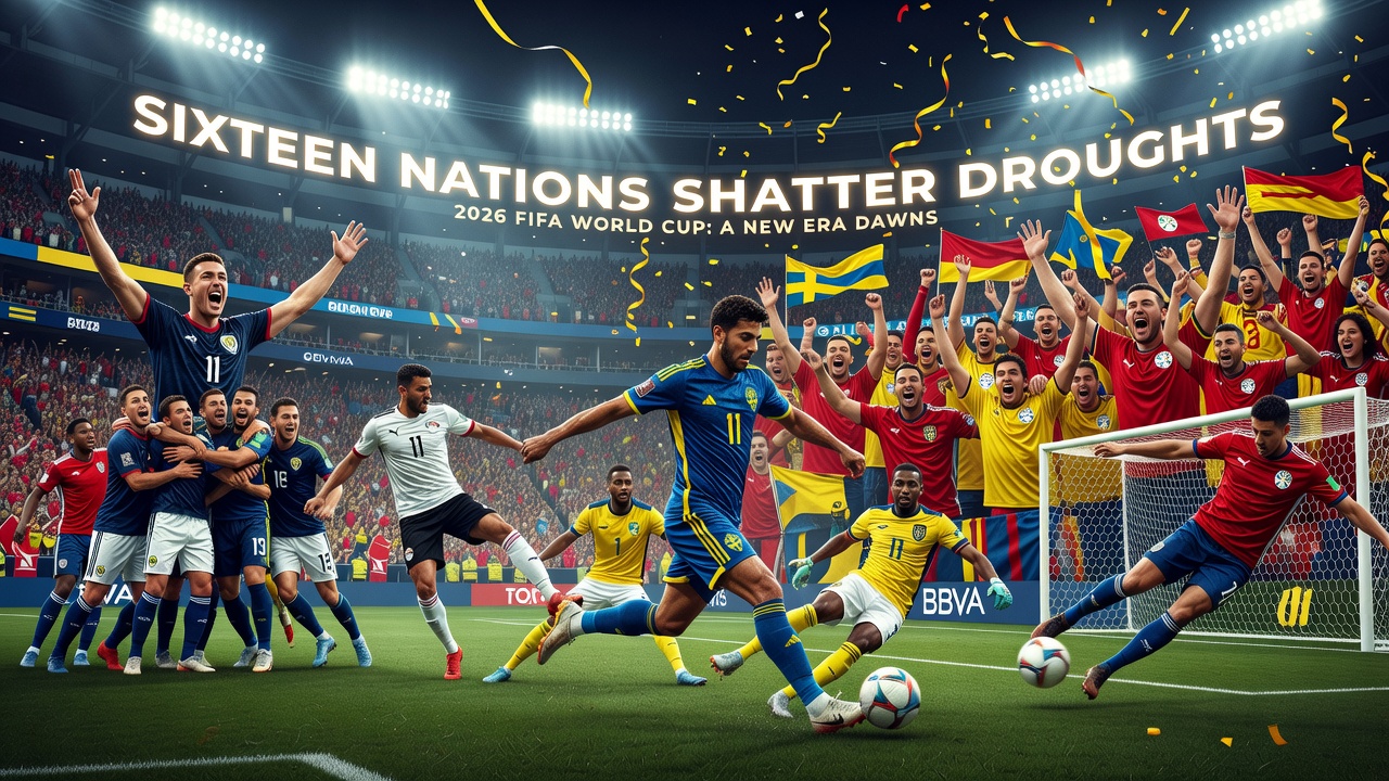 Sixteen Nations End World Cup Goal Droughts at the 2026 Tournament