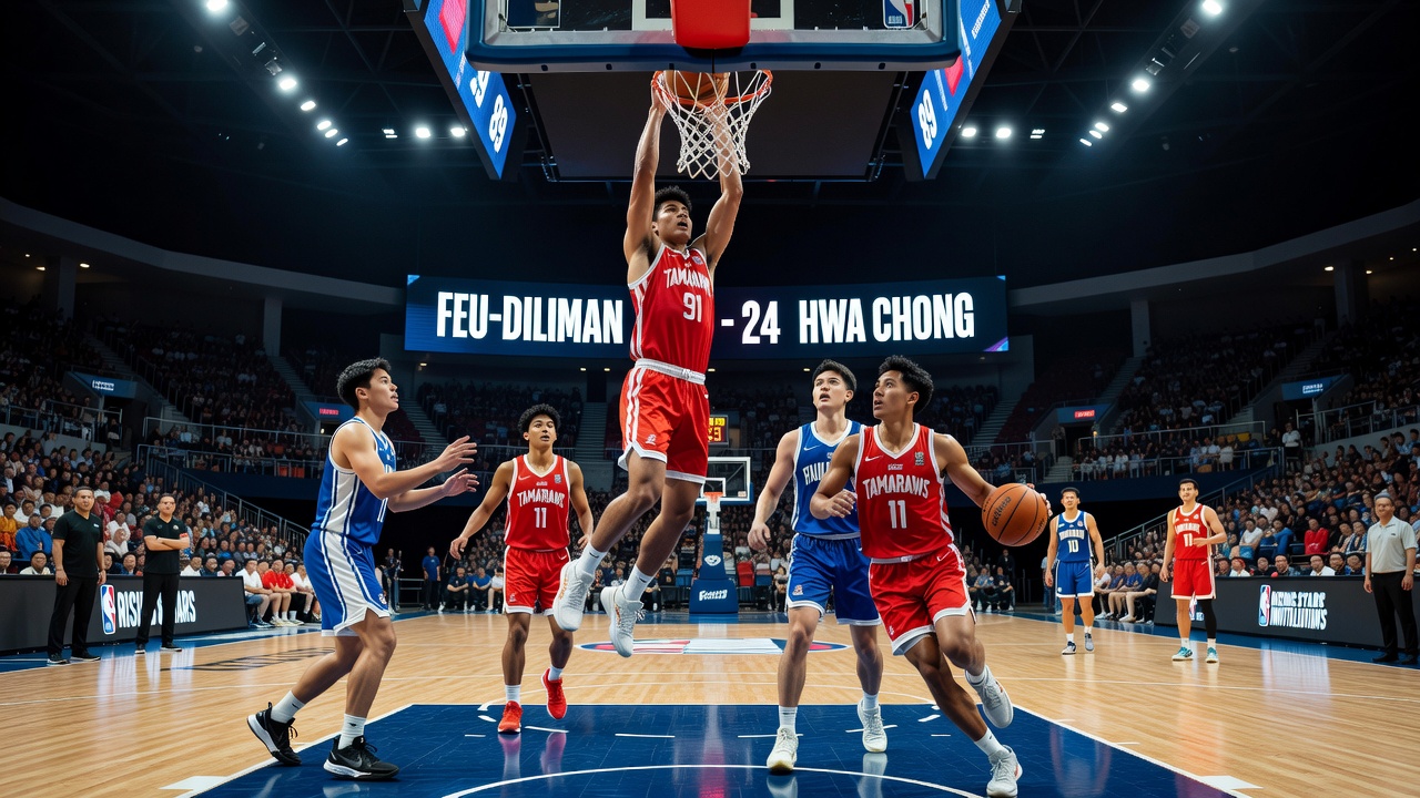 FEU-Diliman Rout Hwa Chong to Launch NBA Rising Stars Invitational Campaign