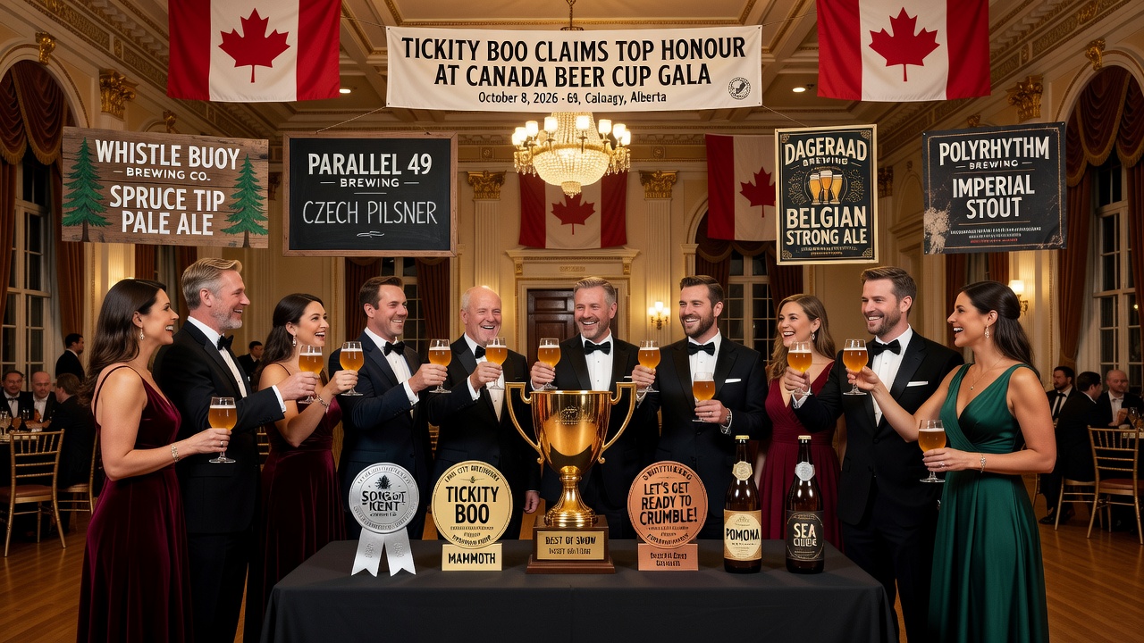 Tickity Boo Claims Top Honour at Canada Beer Cup Gala